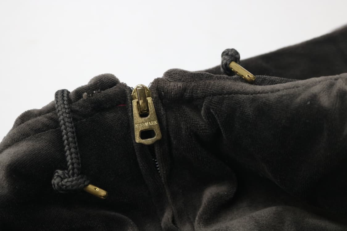 kissmark 키스마크 빈티지 레오파드 사이드라인 벨로아 후드 집업 L 상품이미지5