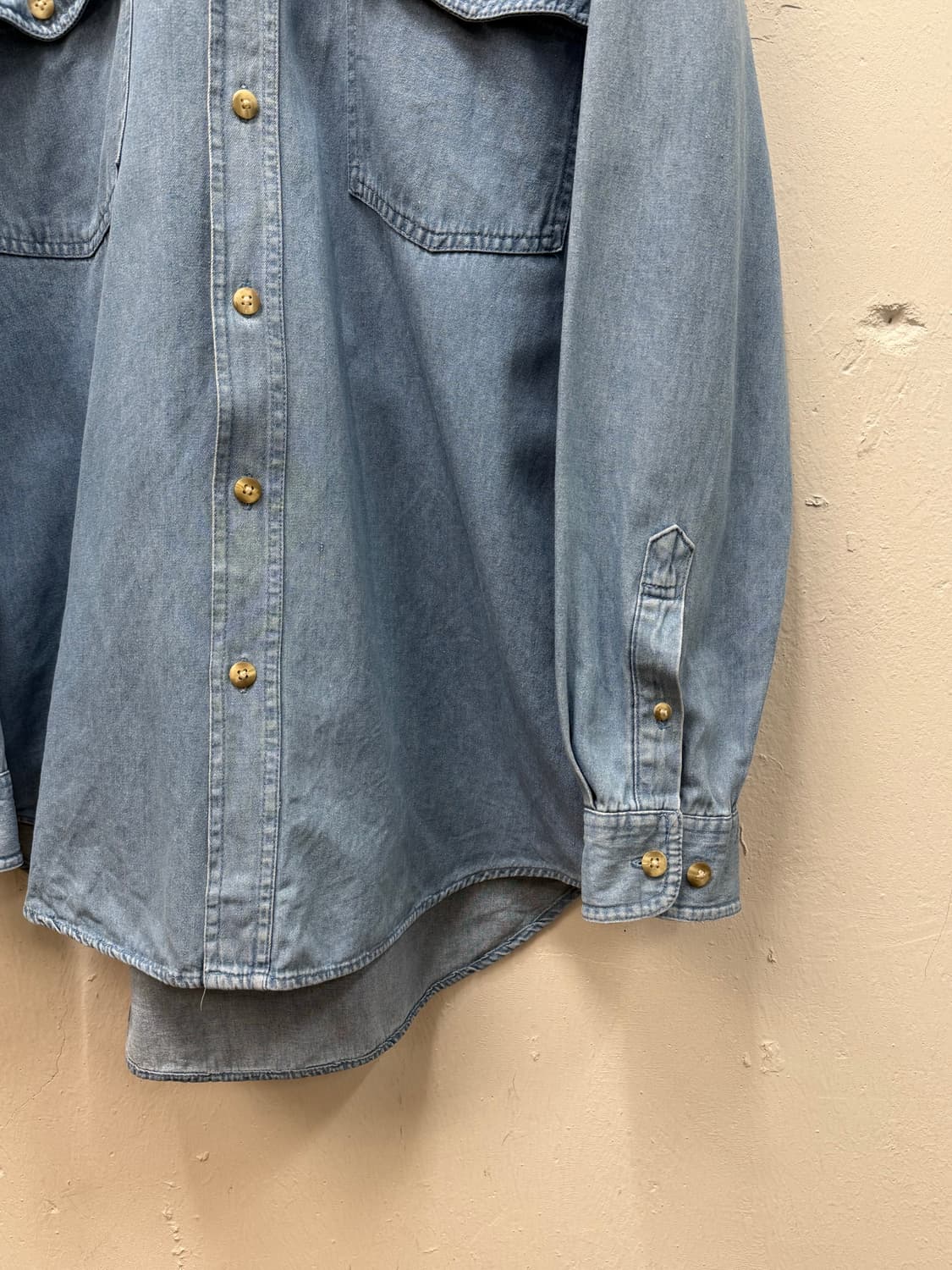 XL) Uniqlo Old Label Denim Button-Down S 상품이미지3