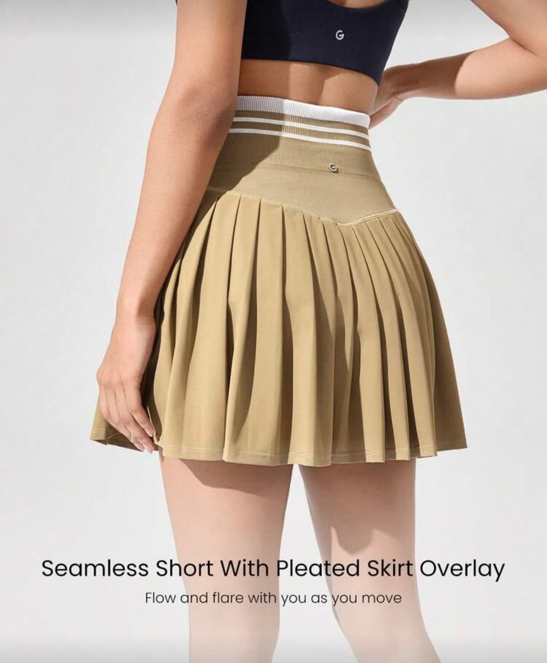 플리츠 스커트 M 상품이미지3