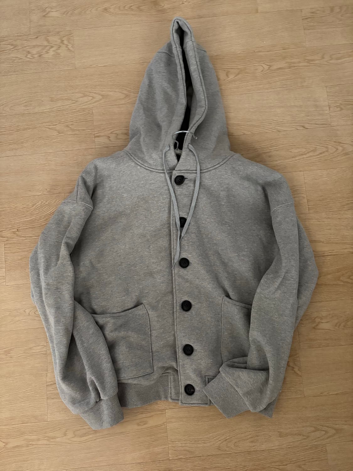 후브스 헤비코튼 오버핏 후드집업 상품이미지1