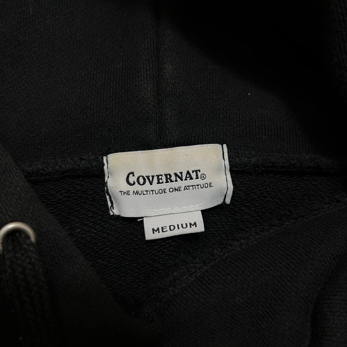 커버낫 멀티튜드 스펠 빅로고 후드티 [블랙] M/95 상품이미지7