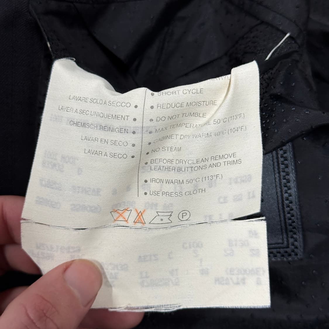 90s 지아니 베르사체 100% 울 싱글 버튼 블레이저 자켓 상품이미지8