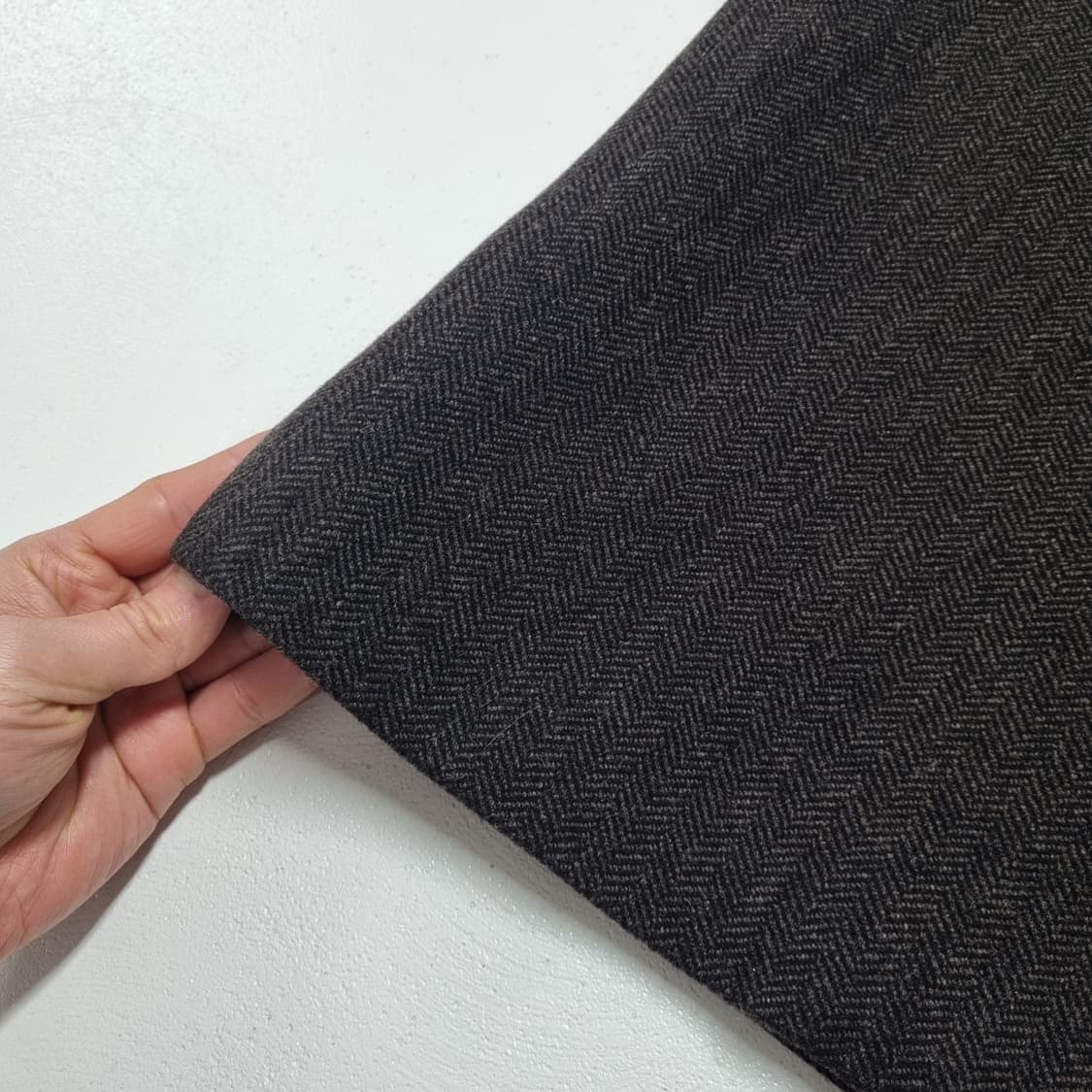 빈티지 에디바우어 헤링본 오버사이즈 코트 - L 상품이미지9