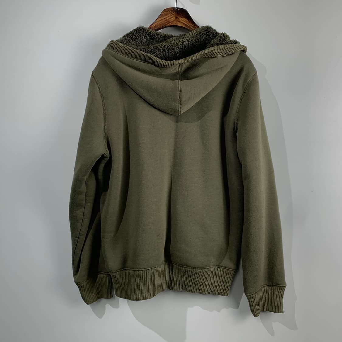 Gap 갭 카키 양털 후드집업 상품이미지3