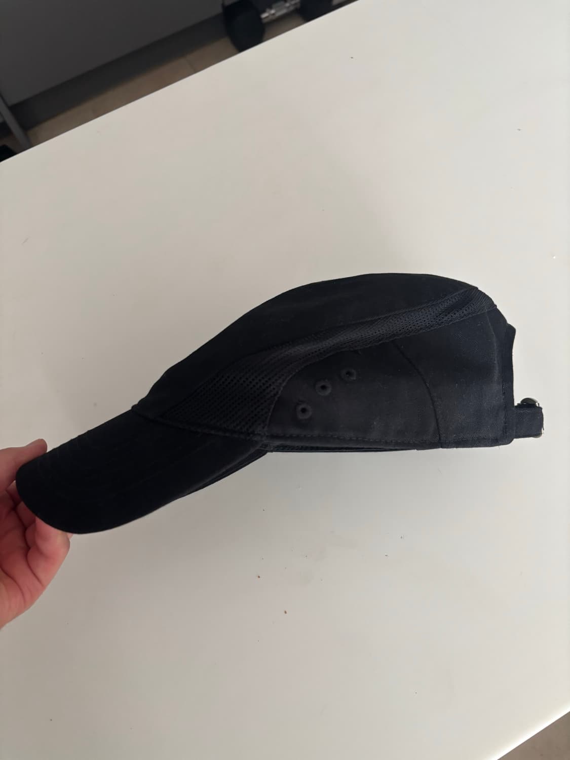 산산기어 커브패널캡 블랙 상품이미지2