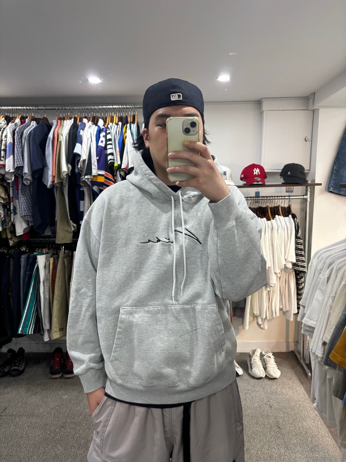 나이키 SB 스크립트 로고 후드 상품이미지7