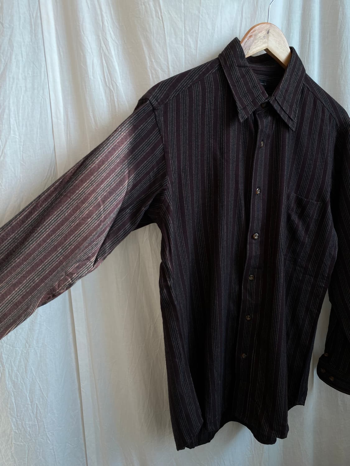 VARIO MODA 자주패턴 더블깃 셔츠(MEN L) 상품이미지7