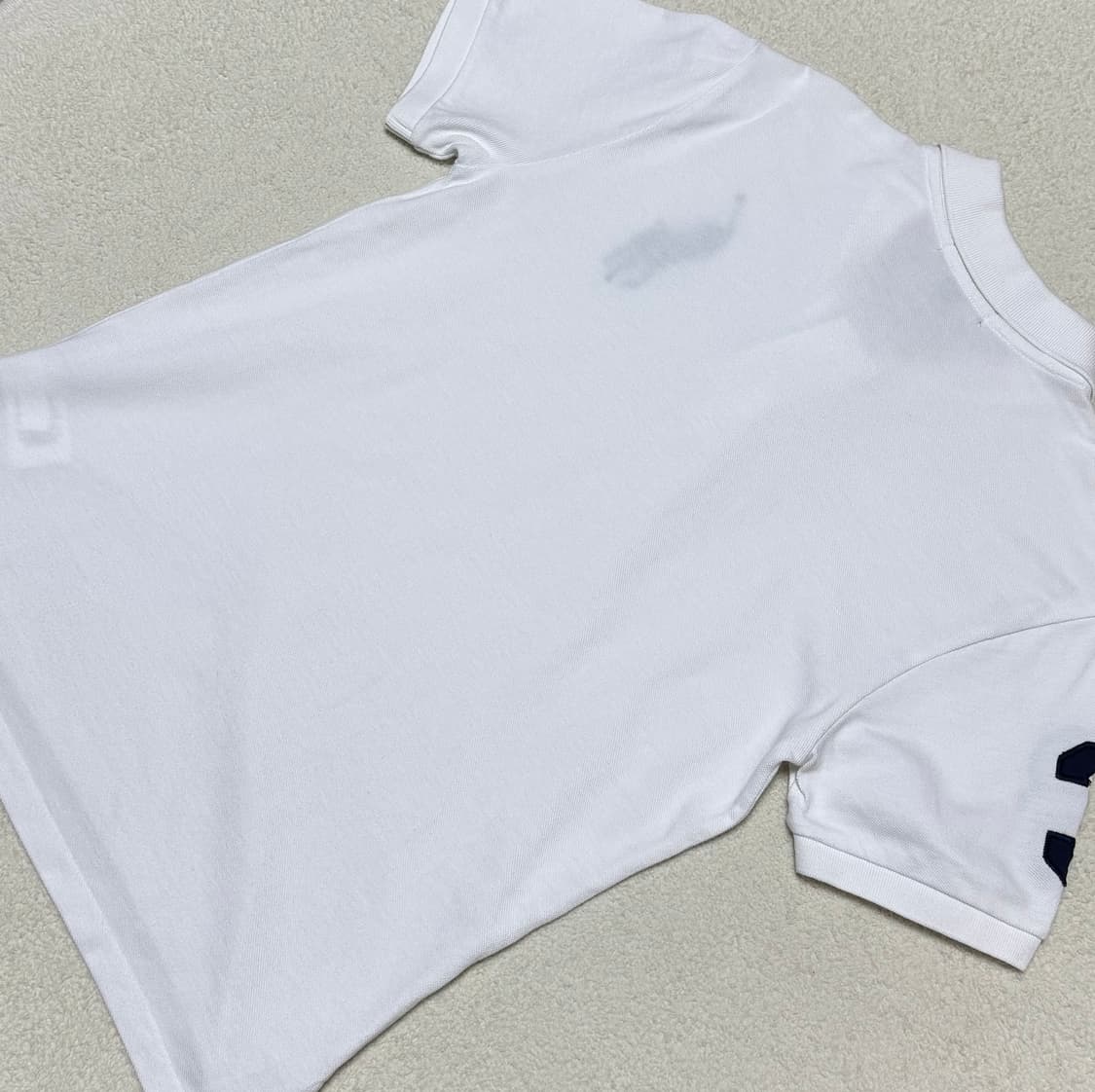 폴로 랄프로렌 빅포니 화이트 딥네이비 반팔  상품이미지7