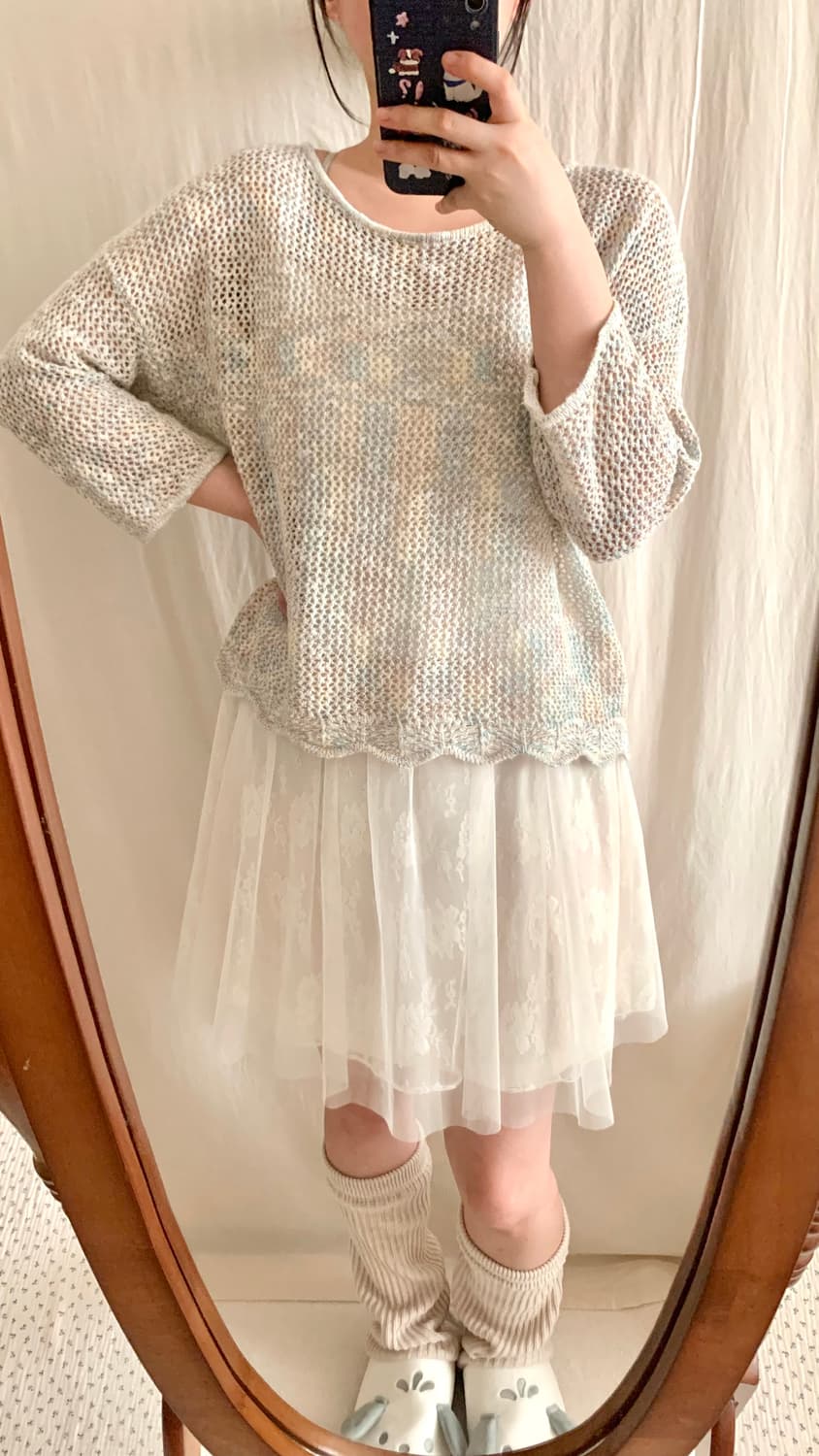 파스텔 솜사탕 여리 니트 상품이미지3