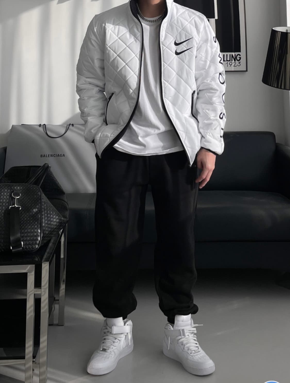 [L] 나이키 더블 스우시 퀼팅자켓 경량패딩   상품이미지7