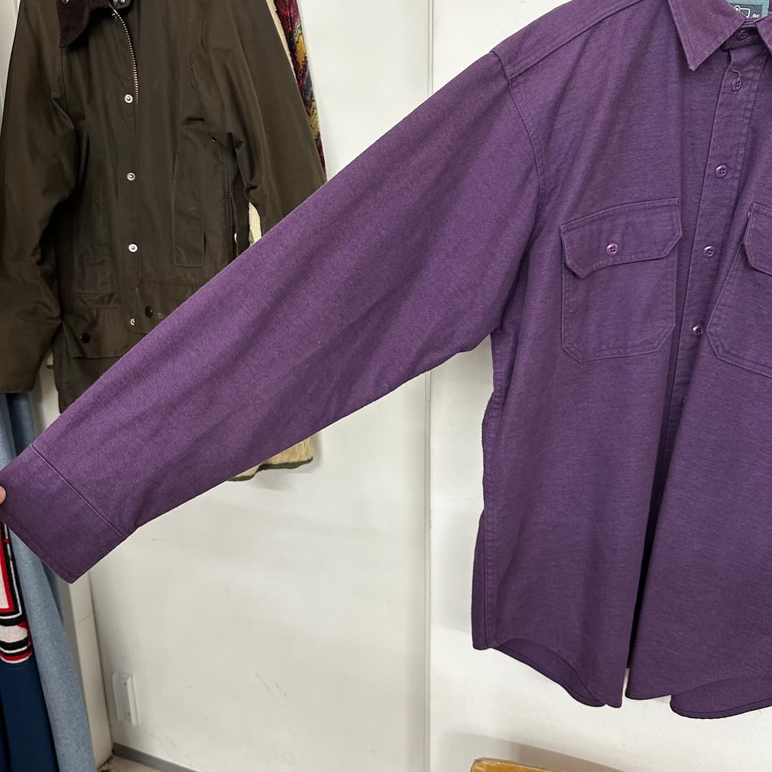 80’s 울리치 헤비울 플란넬 셔츠 상품이미지3