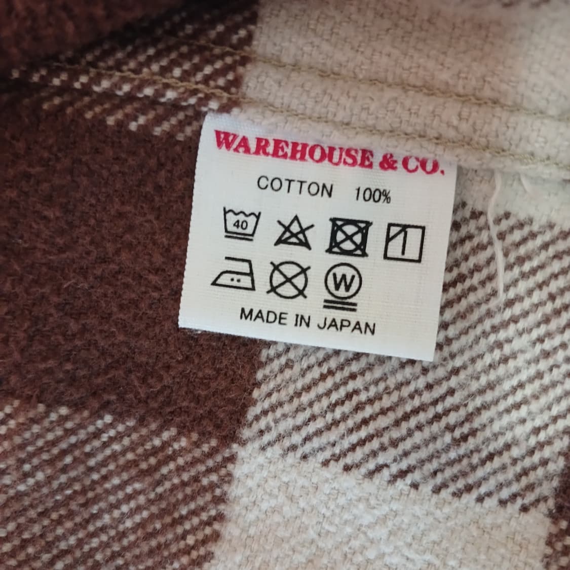 웨어하우스 버팔로 체크 셔츠 Made in Japan 상품이미지4