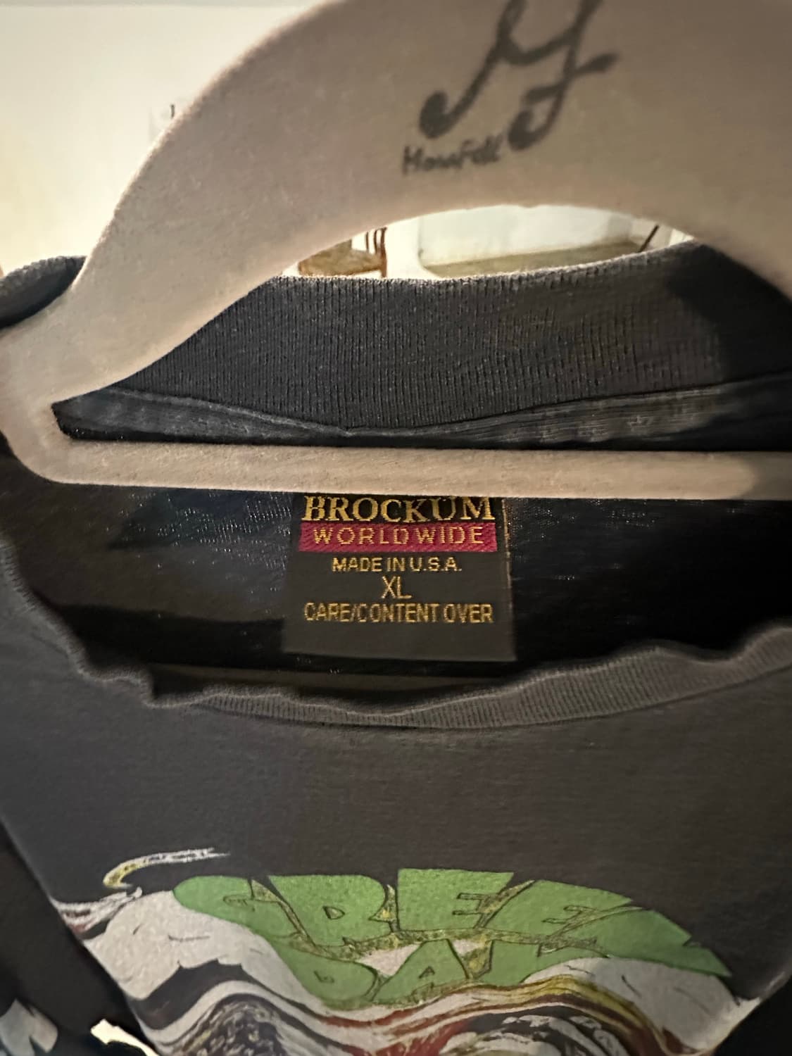 빈티지 밴드티 락티 그린데이 브로쿰 상품이미지4