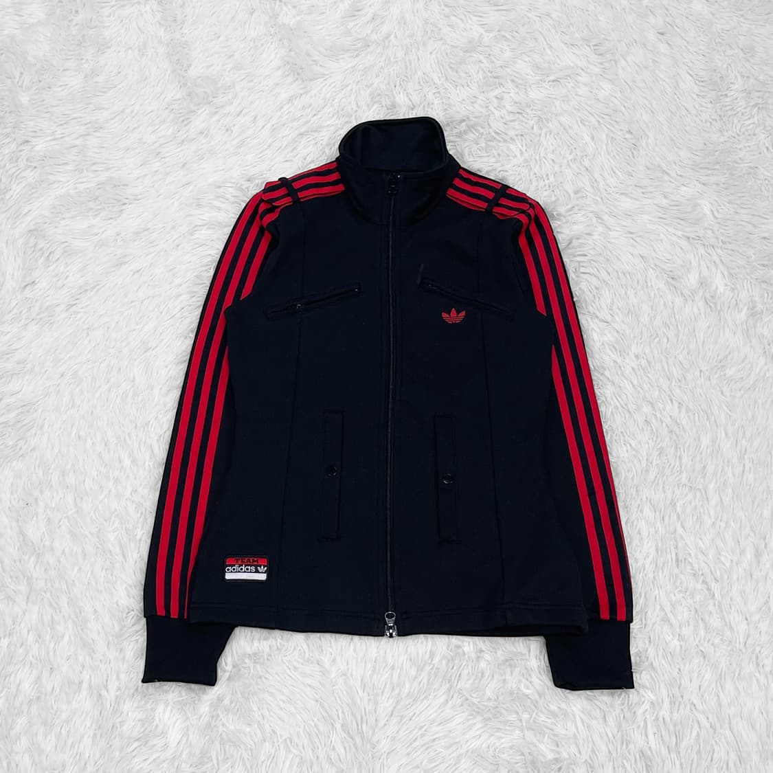 아디다스 팀 트레포일 레이싱 트랙탑 져지 블랙 상품이미지2