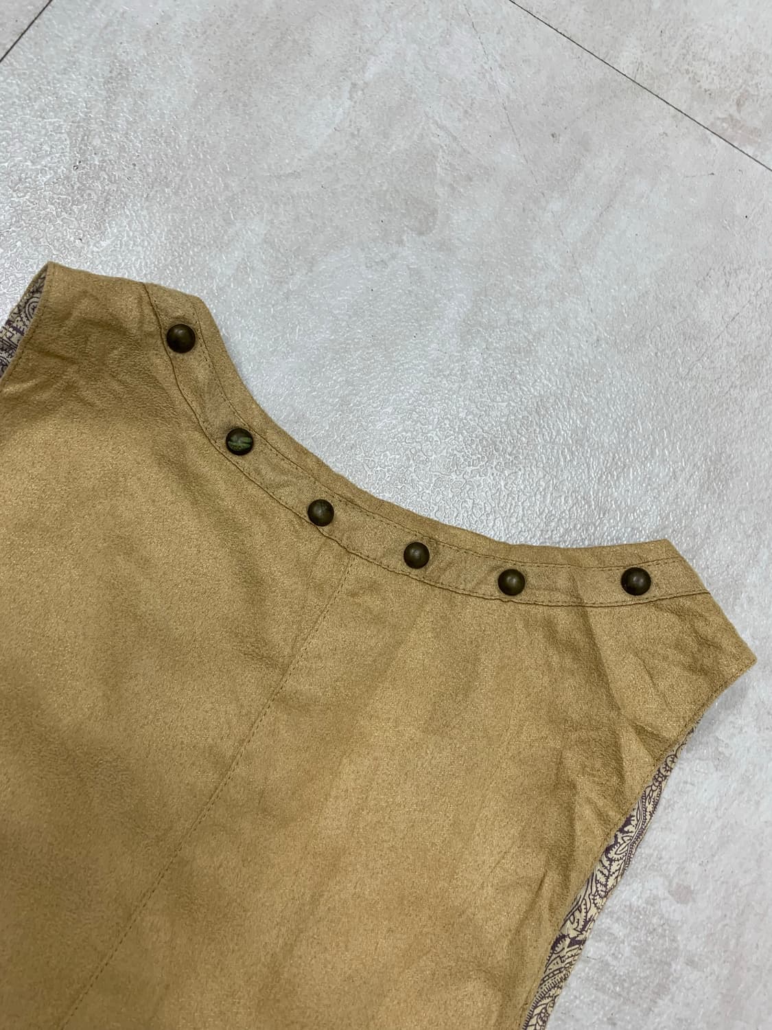 Recette a ya mode 큐빅 스웨이드 웨스턴 베스트 #509 상품이미지7