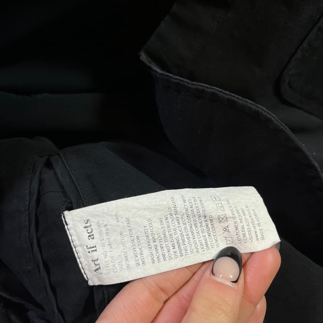 아트 이프 액츠 워시드 코튼 블레이저 자켓 상품이미지5