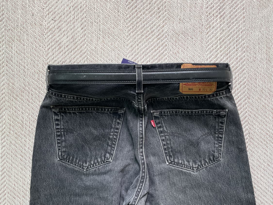 Louis feraud 실버버클 블랙 벨트 J04389 상품이미지4