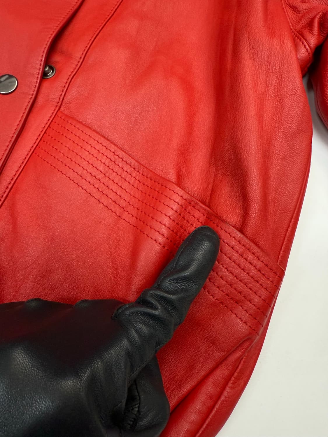 VTG LAMB SKIN LEATHER JACKET 상품이미지6