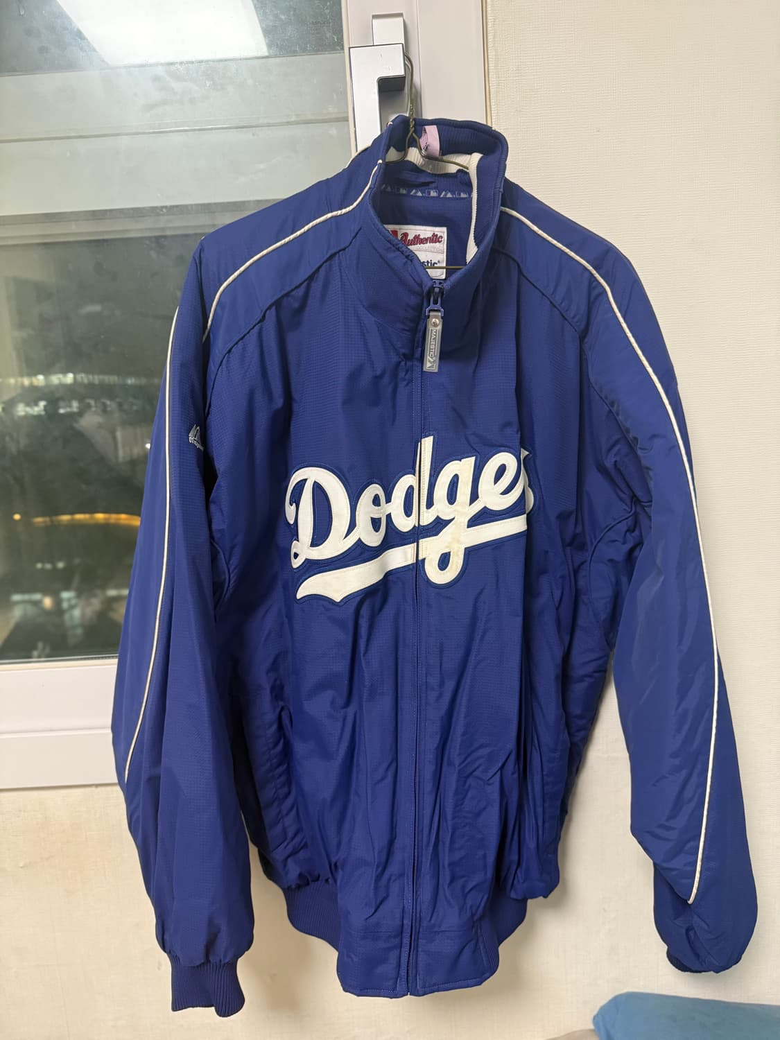 la 다저스 마제스틱 빈티지 오왼 바시티 야구 자켓 xl 상품이미지1