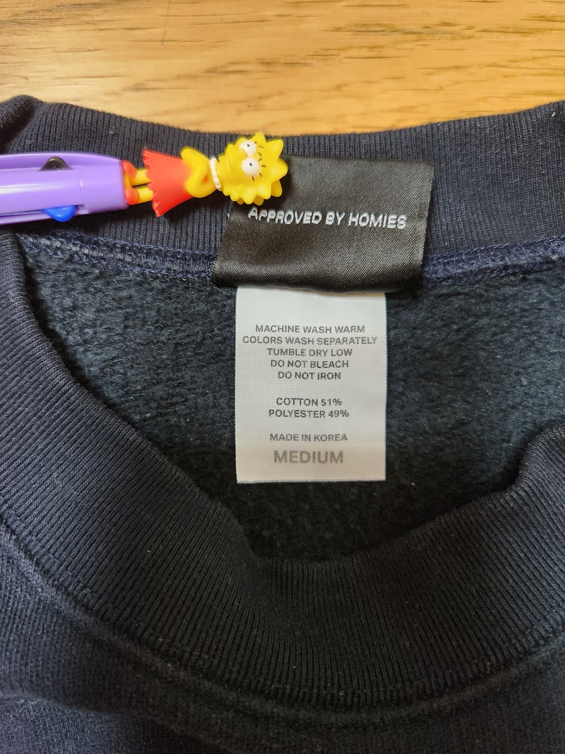 77c 스웻셔츠 M(Navy) 상품이미지4