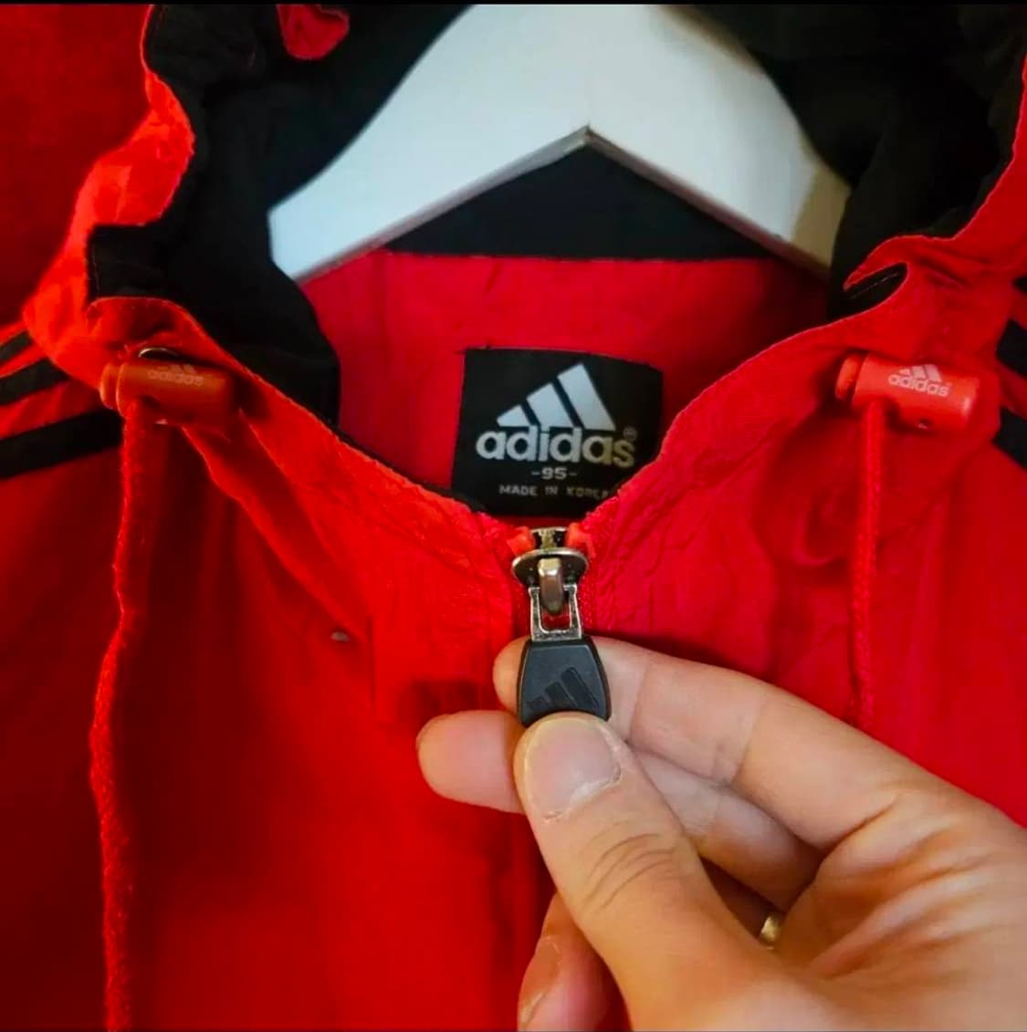 아디다스(Adidas) 올드스쿨 3선 후드 누빔 자켓 상품이미지7