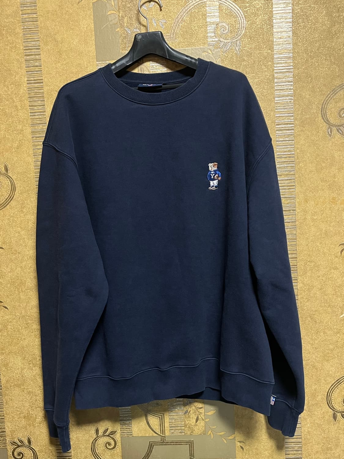 [ YALE 곰돌이 네이비 맨투맨 L ] 상품이미지2