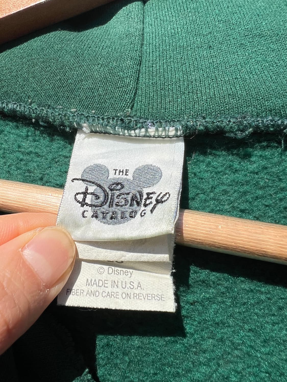 90s USA 디즈니 빈티지 후드집업 상품이미지7