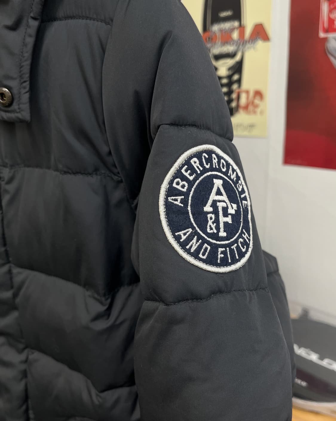 아베크롬비 덕다운 네이비 패딩 상품이미지6