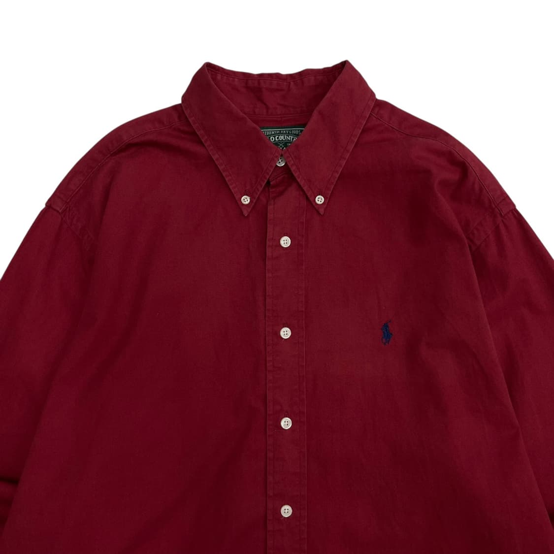 폴로 랄프로렌 네이비포니 와인 셔츠 M 상품이미지4