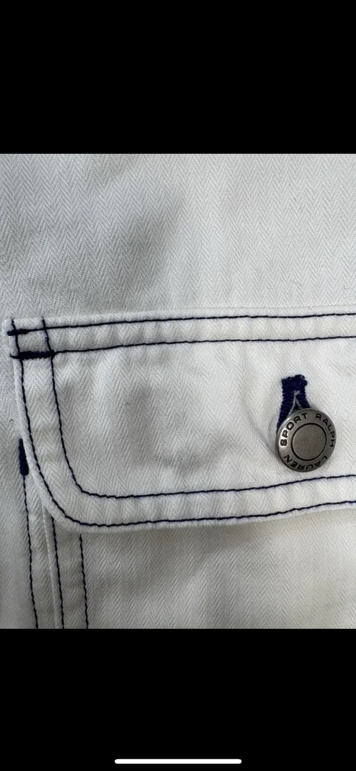 폴로랄프로렌스포츠 스티치 화이트 워크 자켓 H1865 상품이미지10