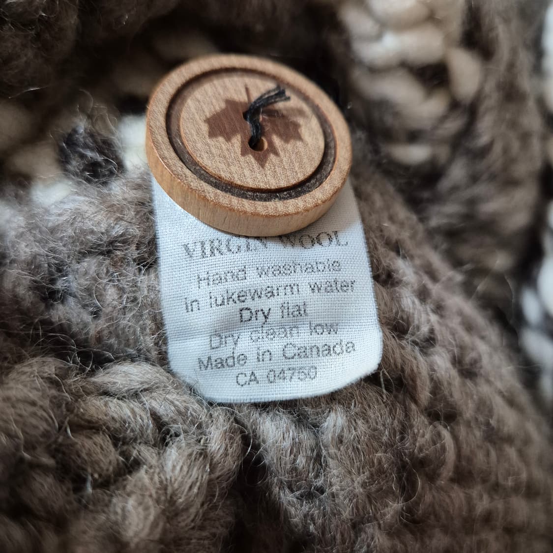 KISITAU 사슴 패턴 캐나다 코위찬 M 상품이미지5