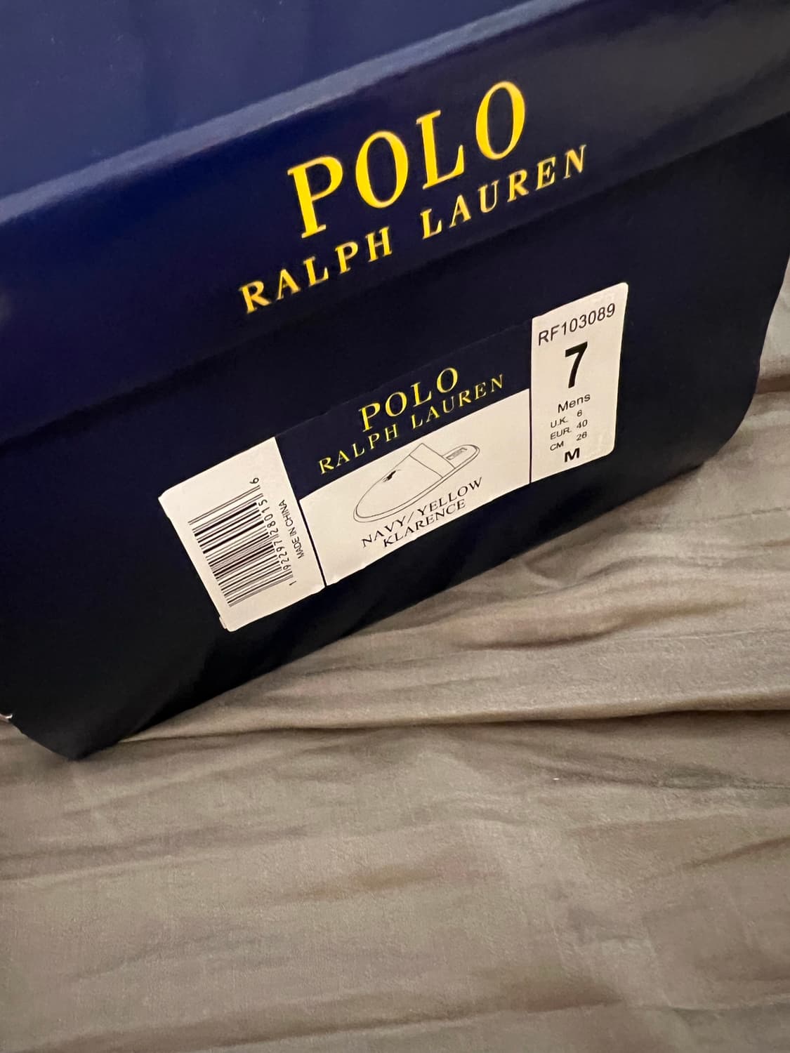 폴로 랄프로렌 실내화 7사이즈 260 네이비 상품이미지7