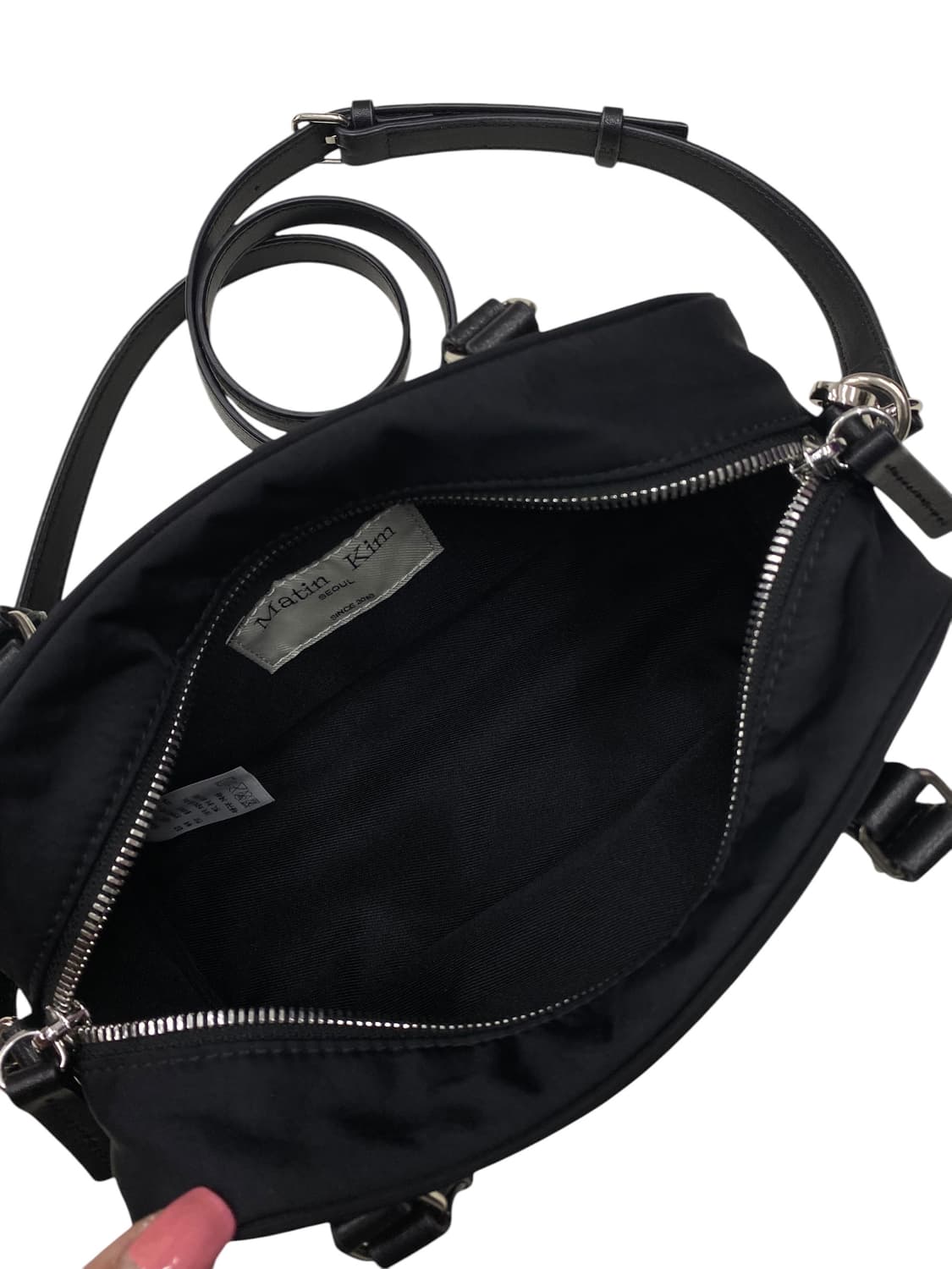 마뗑킴 베이비 블랙 토트백 3way 상품이미지3