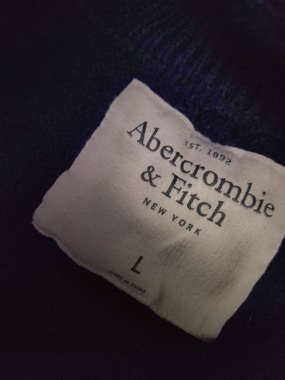 오리지날 아베크롬비 숄카라 케이블 꽈배기 가디건 상품이미지4