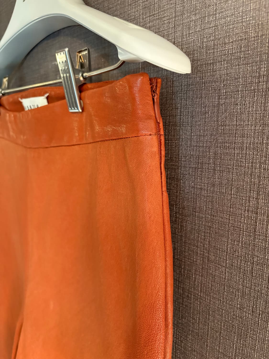 마르지엘라 레더 팬츠 오렌지 브라운 40 상품이미지4