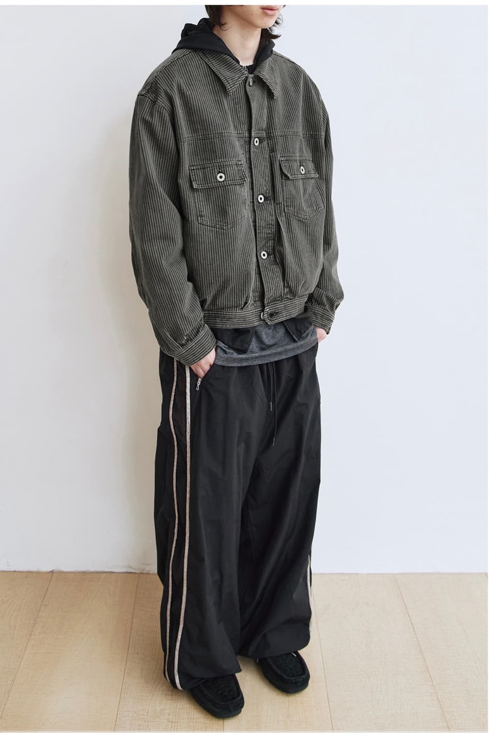 [3] 폴리테루 플로럴 트랙팬츠 상품이미지2