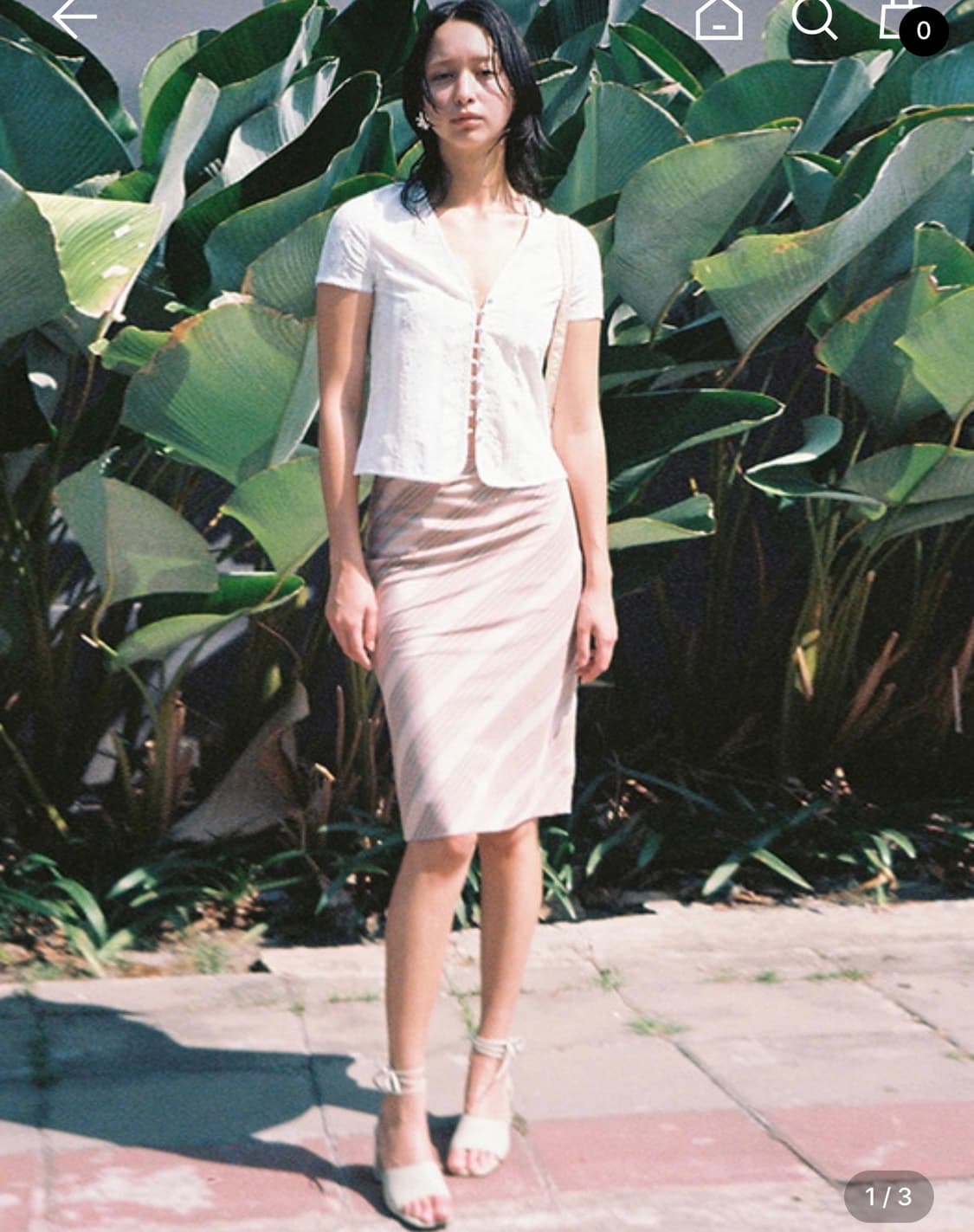 누아누 - 카린 스커트 dryrose 상품이미지1