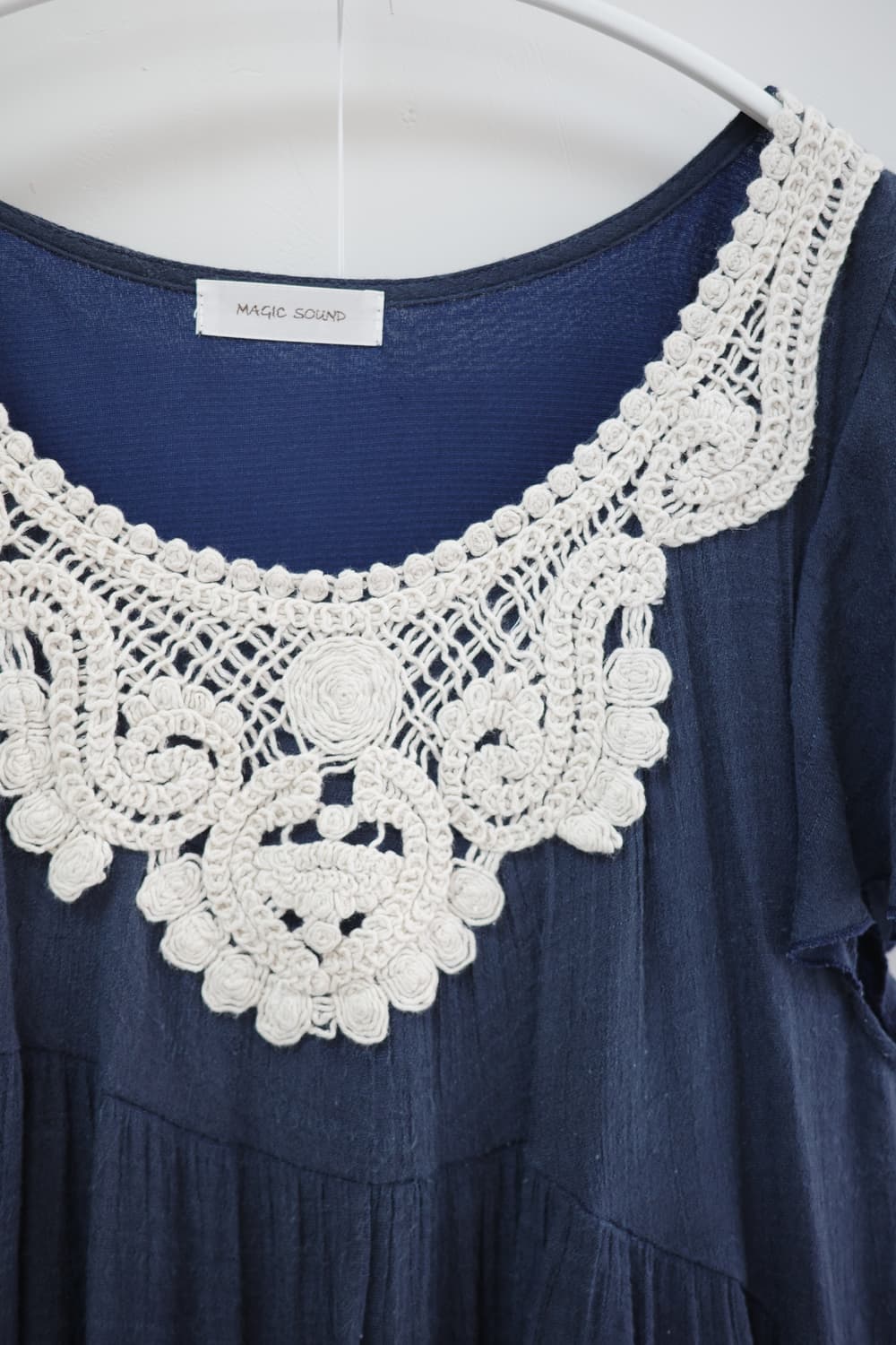 Magic Sound navy lace dress 상품이미지9