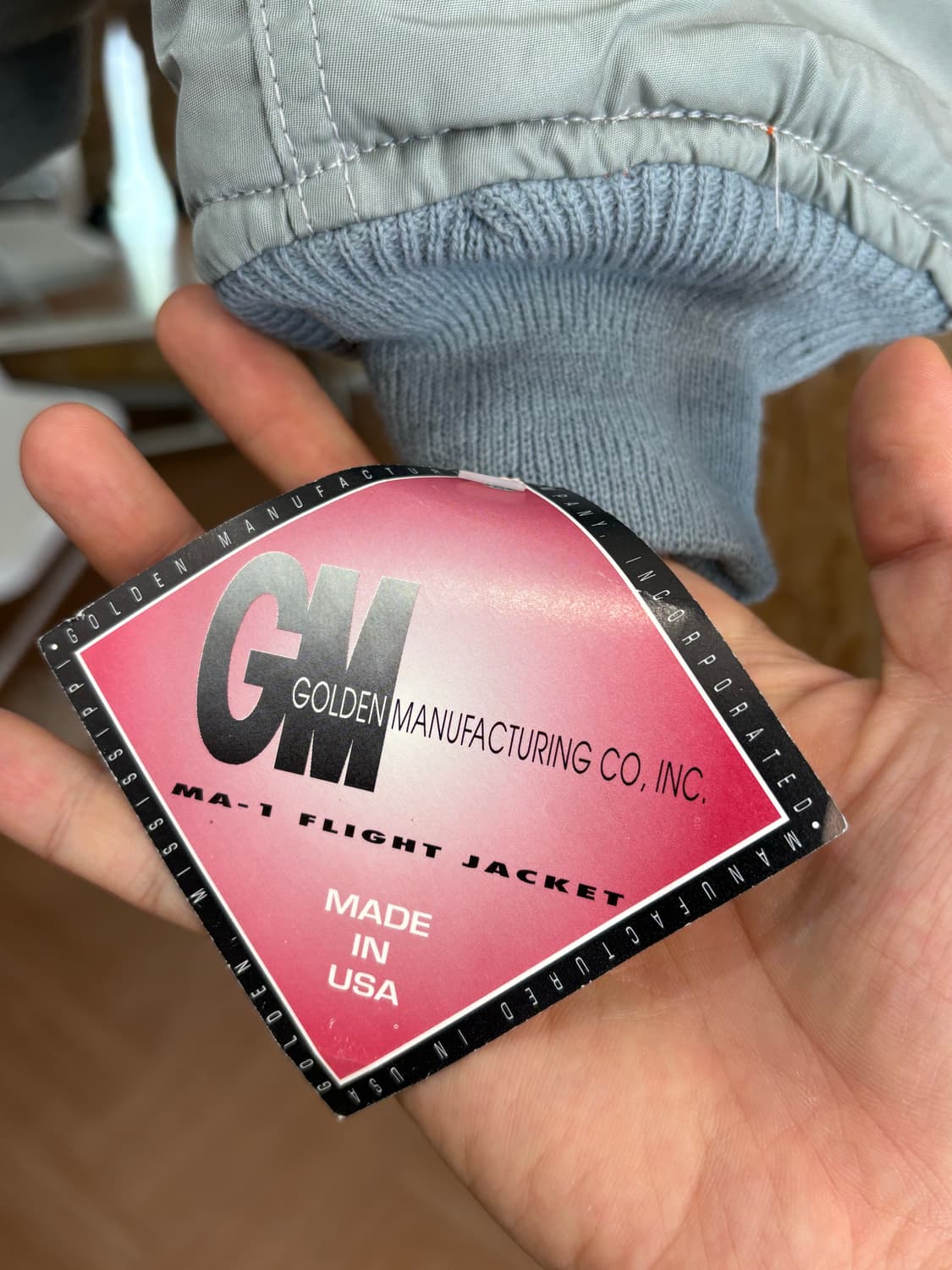 [M] MA-1 USA 빈티지 골든 매뉴팩처링 자켓 상품이미지2