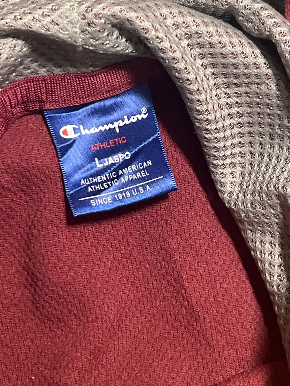 Champion Athletic Burgundy Hoodie L 상품이미지3