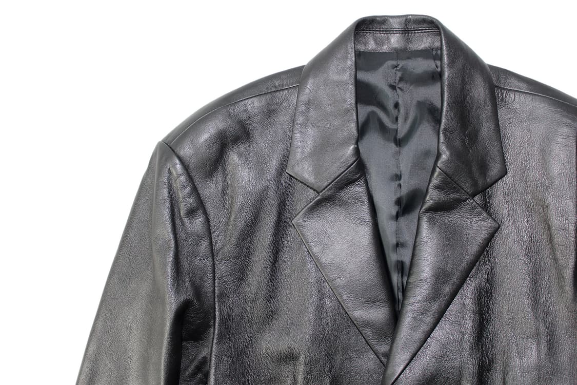 2000s 램스킨 레더 블레이저 자켓  상품이미지2