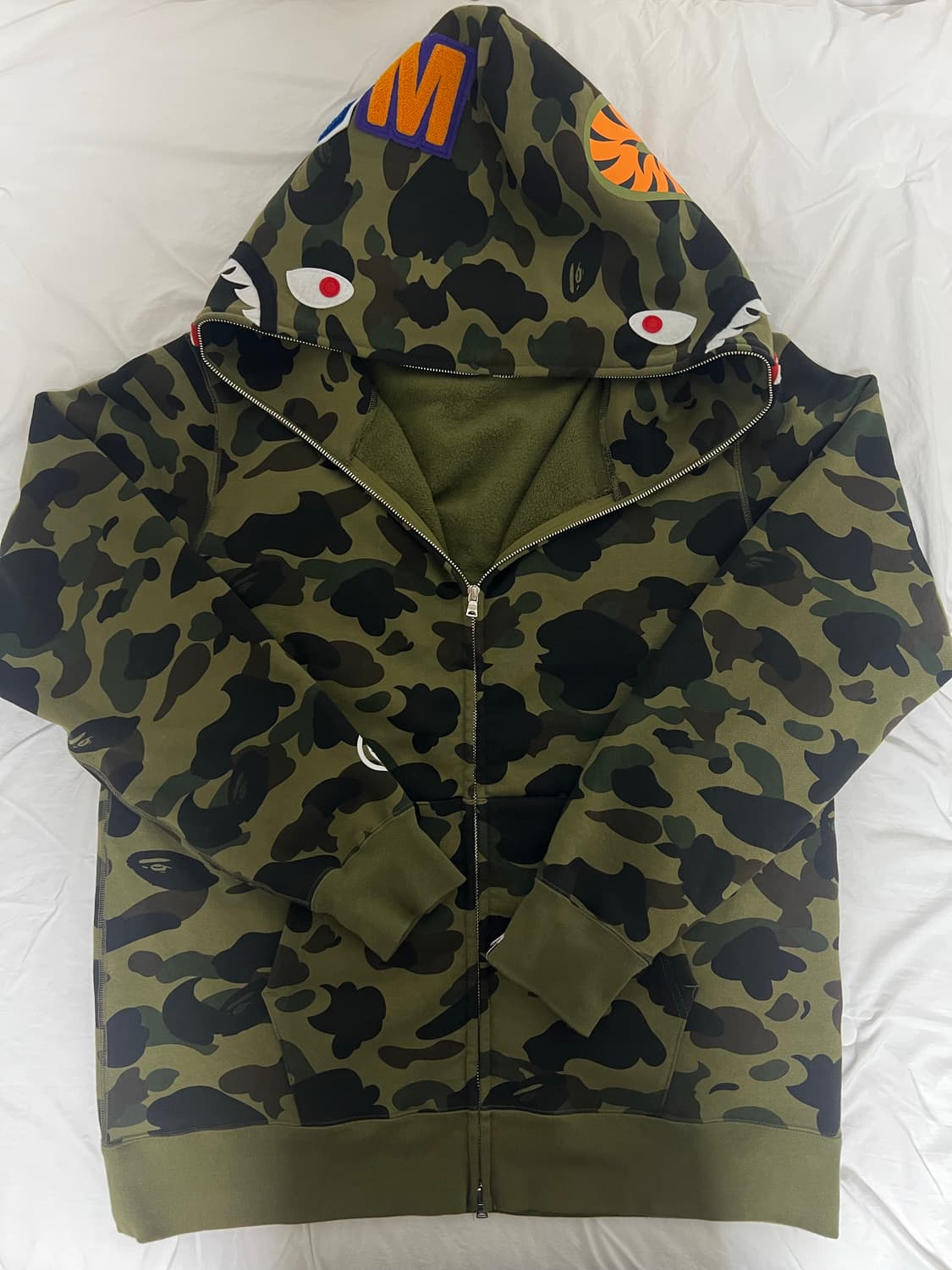 [2xl] 베이프 녹계 후드집업 상품이미지2