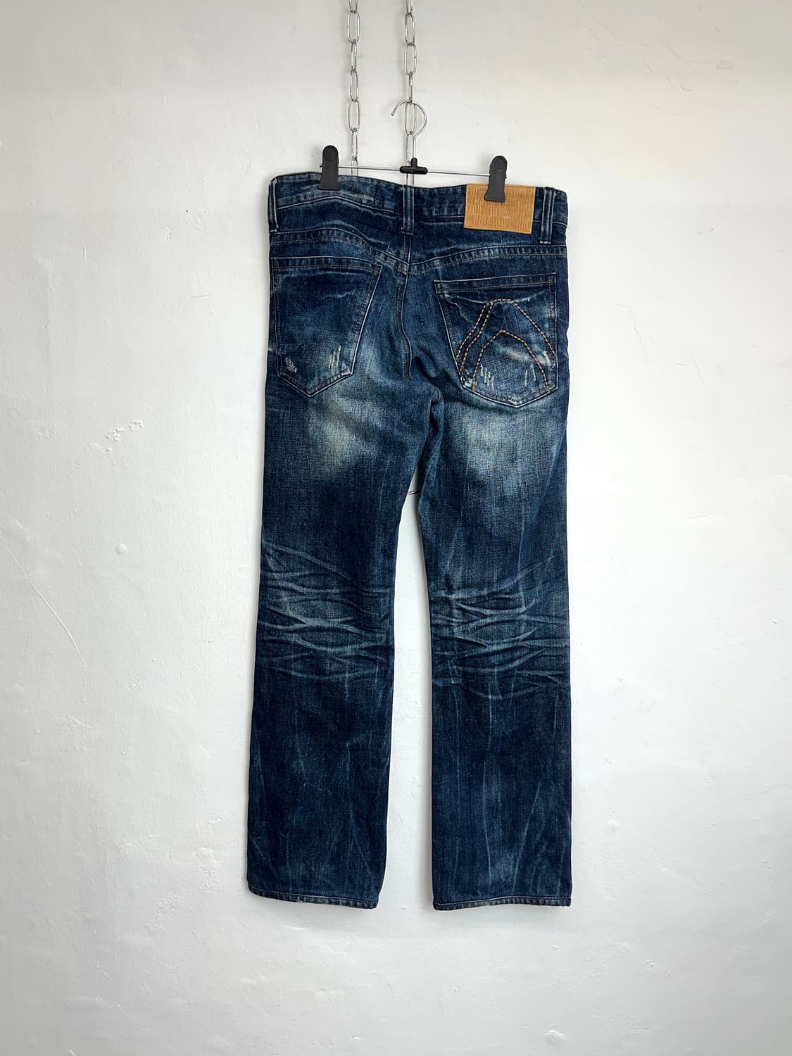 Buckaroo Distressed Whiskered Dark Wash  상품이미지7