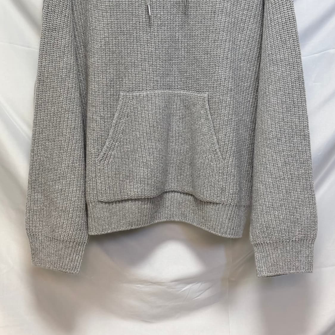 [S+급/2XL] 24FW 셀린느 트리옹프 리브드 울 니트 후드티 상품이미지3