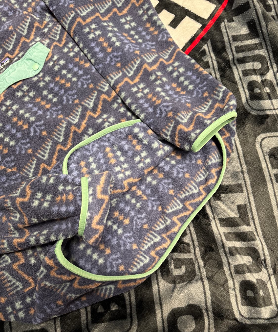 파타고니아 신칠라 스냅 티 풀 오버 와일드 루츠 네이비 그린 상품이미지5