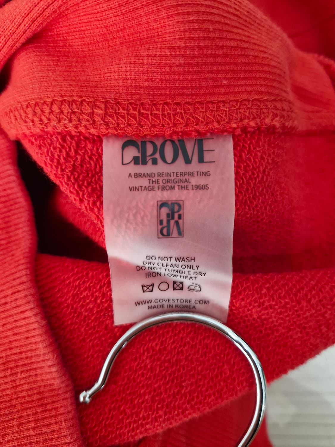 GROVE 그로브 GRVR 로고 스웻 셔츠 상품이미지8