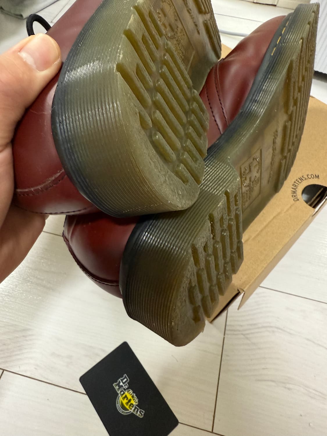 닥터마틴 1461 체리레드 270 판매 상품이미지5