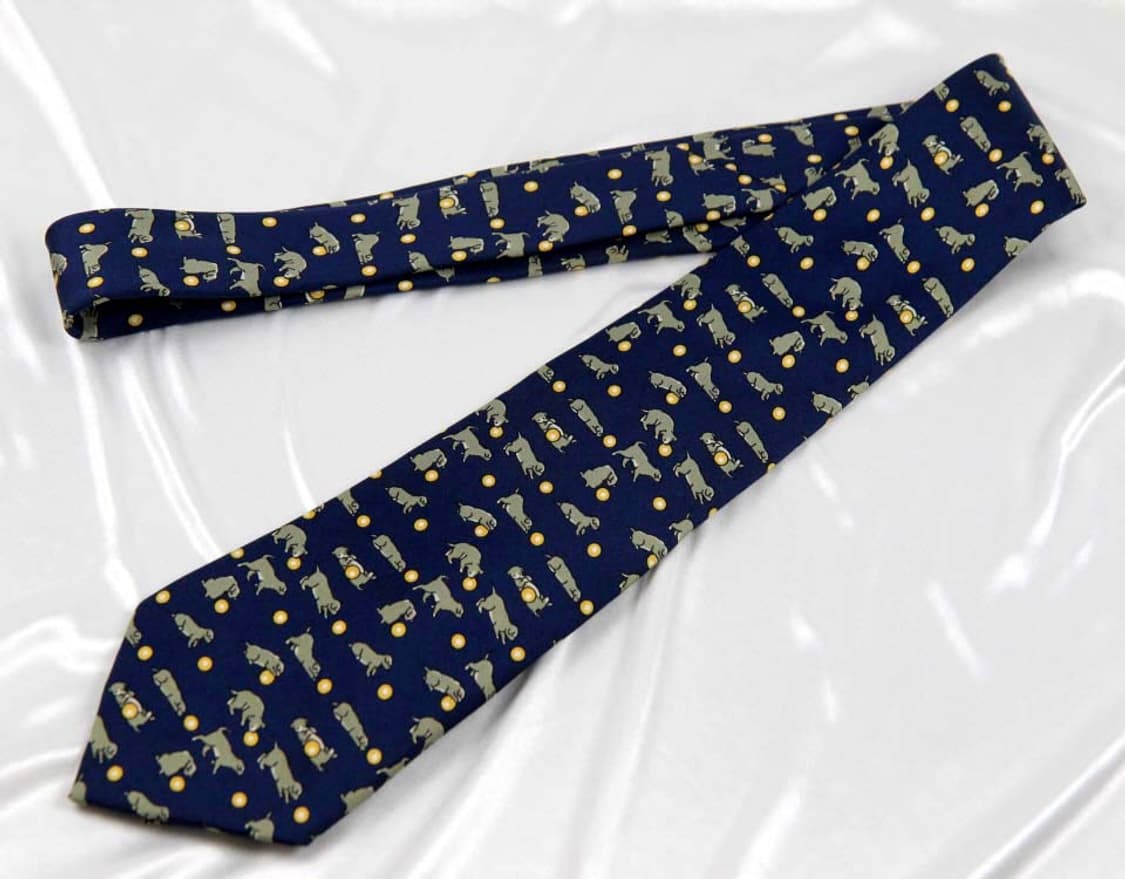  에르메스 8.8cm A등급 남자 명품 넥타이 상품이미지2