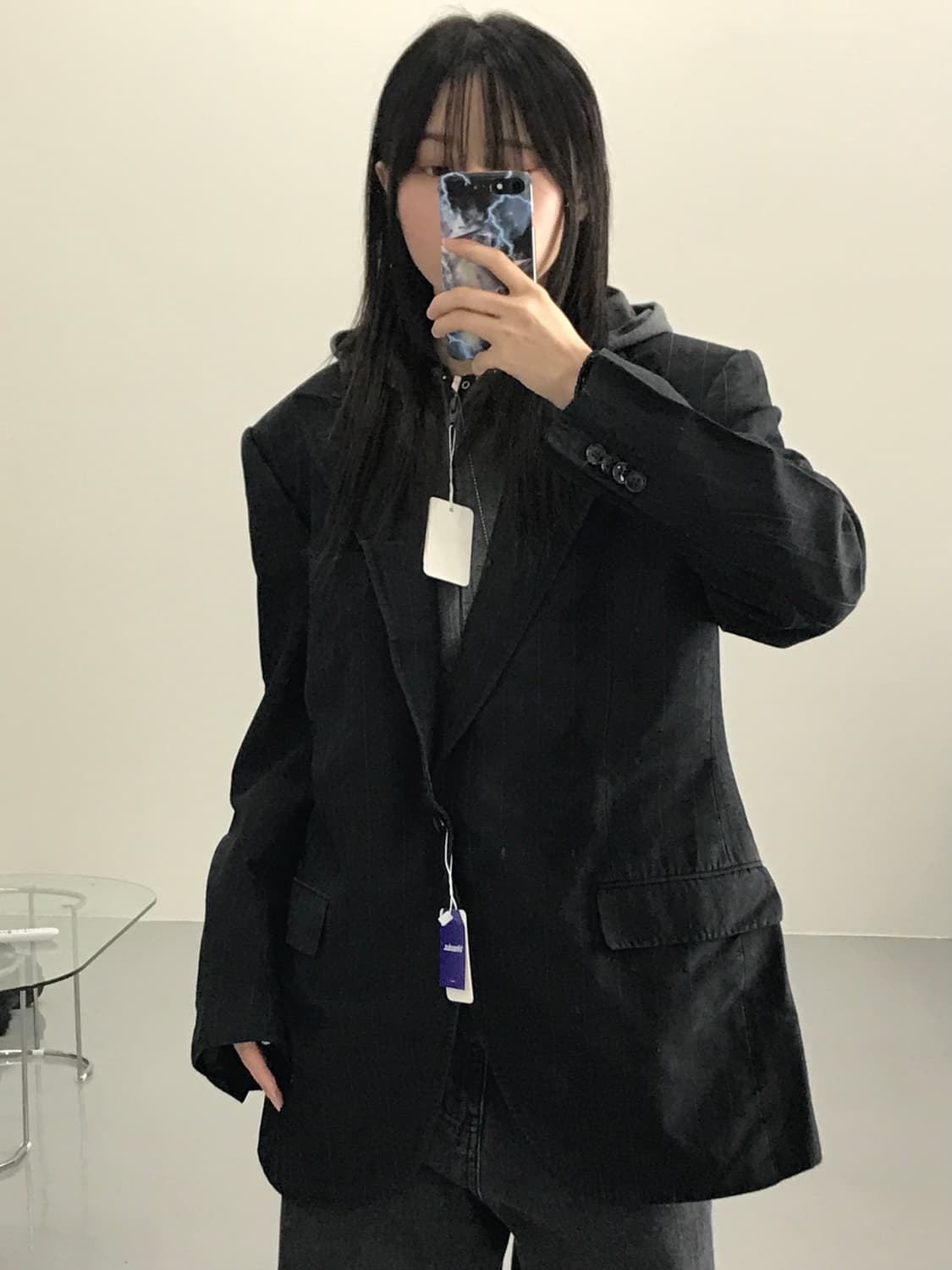  돌체앤가바나 이탈리아 메이드 스트라이프 블레이저 상품이미지1