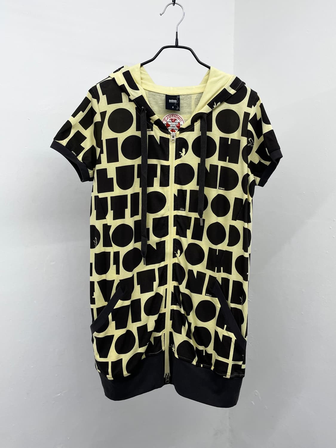 DOHC 패턴 투웨이 하프 후드집업 상품이미지5